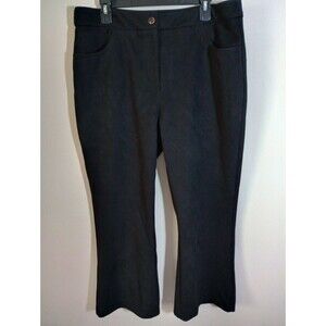 Nanette Lepore Velvet Velour Dress Pants Pockets Size XL